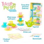 Educational Insights Teacup Pile-Up! Relay Game, Preschool Board Game, Easter Basket Stuffers for Kids, Gift for Kids Ages 4+