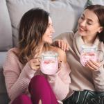 Yalucky Birthday Gifts for Women, Friendship Gifts for Women, Mom Teacher Appreciation Gift Glass Tea Cup with Infuser and Lid Ideas for Tea Lovers Friends Colleagues