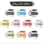 Custom Photo Coffee Mug – All-Over Personalized Mug with Funny Doodles, Gift for Dad, Mom or Grandparents on Birthday or Christmas, Fun and Thoughtful Custom Cup with Your Picture
