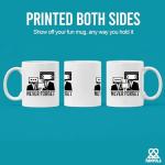 Never Forget Cassette Tape VHS Vintage 80s 90s Movie Music Lover Gifts Retro Funny Novelty Drinkware Ceramic Mug 11 oz White