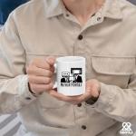 Never Forget Cassette Tape VHS Vintage 80s 90s Movie Music Lover Gifts Retro Funny Novelty Drinkware Ceramic Mug 11 oz White