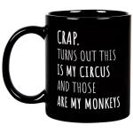 Fatbaby Funny Coffee Mug Gifts For Women Men Coworkers Friends,Birthday Christmas Thanksgiving Gifts For Women Men Circus Tea Cup 11 OZ