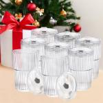 RÉΑLWÁY 16 OZ Reusable Iced Coffee Cups with Lids and Straws, Unbreakable Plastic Drinking Glasses for Iced Tea, Juice, Water, BPA Free, Dishwasher Safe, Set of 8