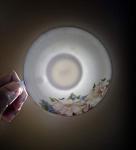 JinGlory Blue Tea Cup,Floral Tea Cup and Saucer Set,Bone China Tea Set,Coffee Cup,Tea Set for Adults/Friends/Women/Men,7OZ