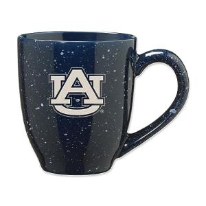 Rico Industries NCAA Auburn Tigers Primary 16 oz Team Color Laser Engraved Speckled Ceramic Coffee Mug
