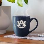 Rico Industries NCAA Auburn Tigers Primary 16 oz Team Color Laser Engraved Speckled Ceramic Coffee Mug