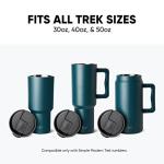 Simple Modern Tumbler Flip Lid | Reusable Replacement ONLY Fits Simple Modern | Stainless Steel Trek Travel Coffee Mug Water Bottle | Trek Collection | Blush