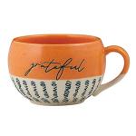 Creative Brands It Is Well Stoneware Mug, 16-Ounce, Grateful