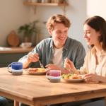 VOSJAAZZY Ceramic Coffee Mugs Set Of 2,13.5 oz Insulated Coffee Cups With Handle, Coffee Mugs With Gift Box Packaging, Perfect For Cappuccino, Latte, Americano, Tea Bag, Beverage