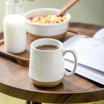 Hasense Coffee Mugs Set of 6, 15 oz Ceramic Coffee Cups with Comfortable Handle, Classic White Mug for Men and Women, Tea Cup Set for Latte, Cappuccino, Milk, Soup, Dishwasher and Microwave Safe