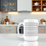 Hogg Hidden Message Coffee Mug, 15 oz Ceramic Funny Coffee Cups for Women, Discreet F this S Mug, Unique Coworker Gifts, White Elephant Gift, Sideways Hidden Message, Funny Cups for Adults