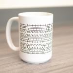 Hogg Hidden Message Coffee Mug, 15 oz Ceramic Funny Coffee Cups for Women, Discreet F this S Mug, Unique Coworker Gifts, White Elephant Gift, Sideways Hidden Message, Funny Cups for Adults