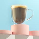 JoyJolt Serene Double Walled Insulated Glasses Coffee Mug (Set of 2) 13.5 Ounces