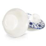 Cididu Set of 3 Chinese Tea Cups with Lid and Saucer, 10oz Large Porcelain Gaiwan Tea Mug Set, Handmade Tea Bowl, Traditional Chinese Ceramic Teaware Tea Brewing System for Home Office Kitchen