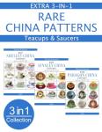 Extra 3-in-1 Collection - Rare China Patterns For Paragon Aynsley Shelley: 3 Teacups & Saucers 2022 Online Sales Price Guides in 1 Book with prices from US$100 to US$2000