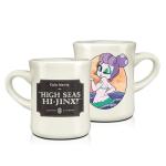 Cuphead Cala Maria Mermaid [WHITE 11oz] Ceramic Gamer Coffee/Tea Cup, Hot or Cold Drinks, By JustFunky