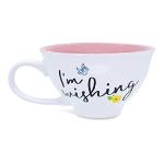 Disney Snow White and the Seven Dwarfs "I'm Wishing" Ceramic Teacup and Saucer | Tea Party Set For Coffee, Espresso, Mocha