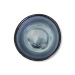 roro Handmade Ceramic Tea Cups Rustic Reactive Blue Glaze, Coastal Beach-Themed Sipper Set of 2, 200ml (6.5oz), Textured Grip, Microwave & Dishwasher Safe