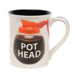 Enesco 6008017 Our Name is Mud Pot Head Wake and Brew Coffee Mug, Multicolor, 16 Ounce