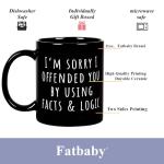 Fatbaby Funny Coffee Mug For Women Men, Sarcastic Gifts For Coworker Office, Gag Gifts For Friends Tea Cup 11 OZ