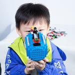 DAYMOO Build on Brick Mug, Cool Coffee Mugs for Kids, Creative Novelty Building Block Cups, Funny Coffee Mug for Men Adults Women Xmas Christmas - Black