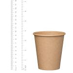 GUSTO [10 oz. - 100 Count Kraft Disposable Paper Cups, Hot Coffee Cups Brown Unbleached - Eco-Friendly Cups (Formerly Comfy Package)