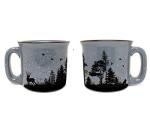 Coffee Mugs by Black Lantern - Forest Landscape with Animals Mug for Coffee and Tea - Large 15oz. Capacity Ceramic Mug with Gift Box
