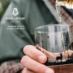 Coffee Mugs by Black Lantern - Forest Landscape with Animals Mug for Coffee and Tea - Large 15oz. Capacity Ceramic Mug with Gift Box