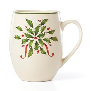Lenox 890776 Holiday Cocoa Mug, Christmas Drinkware