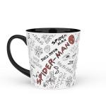 Zak Designs Marvel Ceramic Coffee Mug for Hot Drinks at Home, Collectible Keepsake (15 oz, Spider-Man)