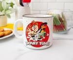Silver Buffalo Warner Bros. Looney Tunes Ceramic Camper Mug | Large Coffee Cup For Tea, Espresso, Cocoa | Holds 20 Ounces