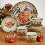 Certified International Harvest Morning 16 oz. Mugs,Set of 4