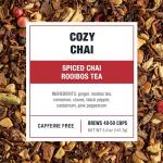 Tiesta Tea - Cozy Chai, Loose Leaf, Spiced Chai Rooibos Tea, Premium Caffeine-Free Blend, Makes Hot or Iced & Up to 50 Cups, 5oz Refillable Tin