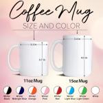 Custom Name Butterfly Mug 11oz 15oz – Beautiful Ceramic Coffee Cup, Vibrant Butterfly and Flowers, Personalized Tea Mug, Unique Nature-Inspired Gift, Stunning Home and Office Drinkware