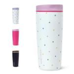 DLOCCOLD Insulated Stainless Steel Coffee Tumbler with Spill Resistant Lid, Reusable Iced Coffee Cup, Cup Holder Friendly Travel Coffee Mug, 24oz