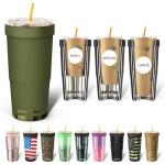 Frost Buddy Togo Buddy | 30 oz Stainless Steel Vacuum Insulated Tumbler | To Go Coffee Cup – Reusable, Iced Coffee Cups, Travel Mug, Thermal Cup for Hot & Cold Drinks, Dunkin Cup (Tactical Green)
