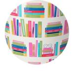 Swig Life 24oz Party Cup, Stackable Insulated Travel Coffee Tumbler with EZ Slider Lid, Cup Holder Friendly Travel Thermos, Stainless Steel 24 oz Tumbler, Reusable Coffee Mug (Book Club)