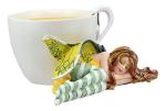 Gifts & Decor Ebros Amy Brown Healing Herb Chamomile Tea Cup Sleeping Fairy Statue Sweet Addictions Festive Figurine Collectible