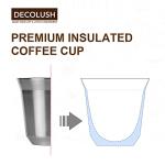 DECOLUSH 75mL (2.5 Ounce) Stainless Steel Espresso Cups - 4 Pack Double Wall Insulated Cups Demitasse Cups Coffee Cup For Drinking, Drinking Coffee, Drinking Beverages