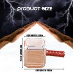 LUCYLANKER Thor Hammer Mug, Funny Shaped Coffee Mug, Marvel Themed 3D Mugs, Ceramic Novelty Gift Cup, Personalised Cartoon Gifts for Men, Ideal for Office Decorations and Collectibles, 600ml/20oz