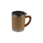 Bamboo Coffee Mug, Stainless Steel Bamboo Travel Mug with Handle, Bamboo Insulated Water Bottle, Wooden Coffee Tea Mug for Home Office