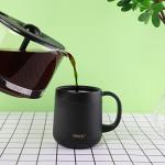 PINKAH 16OZ Stainless Steel Insulated Coffee Mug with Handle, Double Wall Vacuum Tumbler Cup with 2 Lids, Thermal Coffee Cup