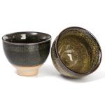 Eorbow 6 Pack 2oz Ceramic Tea Sake Cups, Handcrafted Chinese Kungfu Tea Cup, Japanese Sake Cup Set, Small Tea Cup for Soju Shot, Matcha, Saki, Asian Tea Accessories, 6 Colors