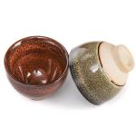 Eorbow 6 Pack 2oz Ceramic Tea Sake Cups, Handcrafted Chinese Kungfu Tea Cup, Japanese Sake Cup Set, Small Tea Cup for Soju Shot, Matcha, Saki, Asian Tea Accessories, 6 Colors