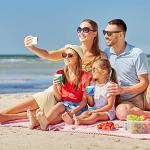 Whaline 60 Pcs Summer Ocean Disposable Paper Cups 9oz Marine Animal Coffee Tea Cups Under the Sea Beverage Drinking Cup Disposable Bathroom Cups for Summer Birthday Ocean Party Supplies