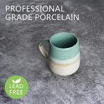 Bosmarlin Extra Large Ceramic Coffee Mug, 23 Oz, Dishwasher and Microwave Safe, Oversized Big Tea Cup for Office and Home (Mint Green)