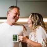 3dRose Coffee Mug, Size - 11oz - The Serenity Prayer with a wooded scene ET Photography - Inspirational Thoughts - funny coffee cup gift