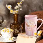 CINHOLL Thanks Inspirational Gifts for Mom Teacher Nurse Birthday Her Women Day Coworkers Wife Girlfriend Best Friend Sometimes You Forget You're Awesome Coffee Mug Cup 14oz Pink