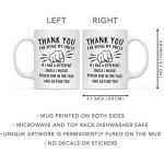 DQG CVT Best Uncle Gift - Thank You for Being My Uncle Funny Coffee Mug - Gag Gifts For Uncles - Cool Fathers Day Birthday Christmas Gift Ideas From Niece Nephew - Uncle's Novelty Tea Cup 11oz White