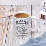 DQG CVT Best Uncle Gift - Thank You for Being My Uncle Funny Coffee Mug - Gag Gifts For Uncles - Cool Fathers Day Birthday Christmas Gift Ideas From Niece Nephew - Uncle's Novelty Tea Cup 11oz White